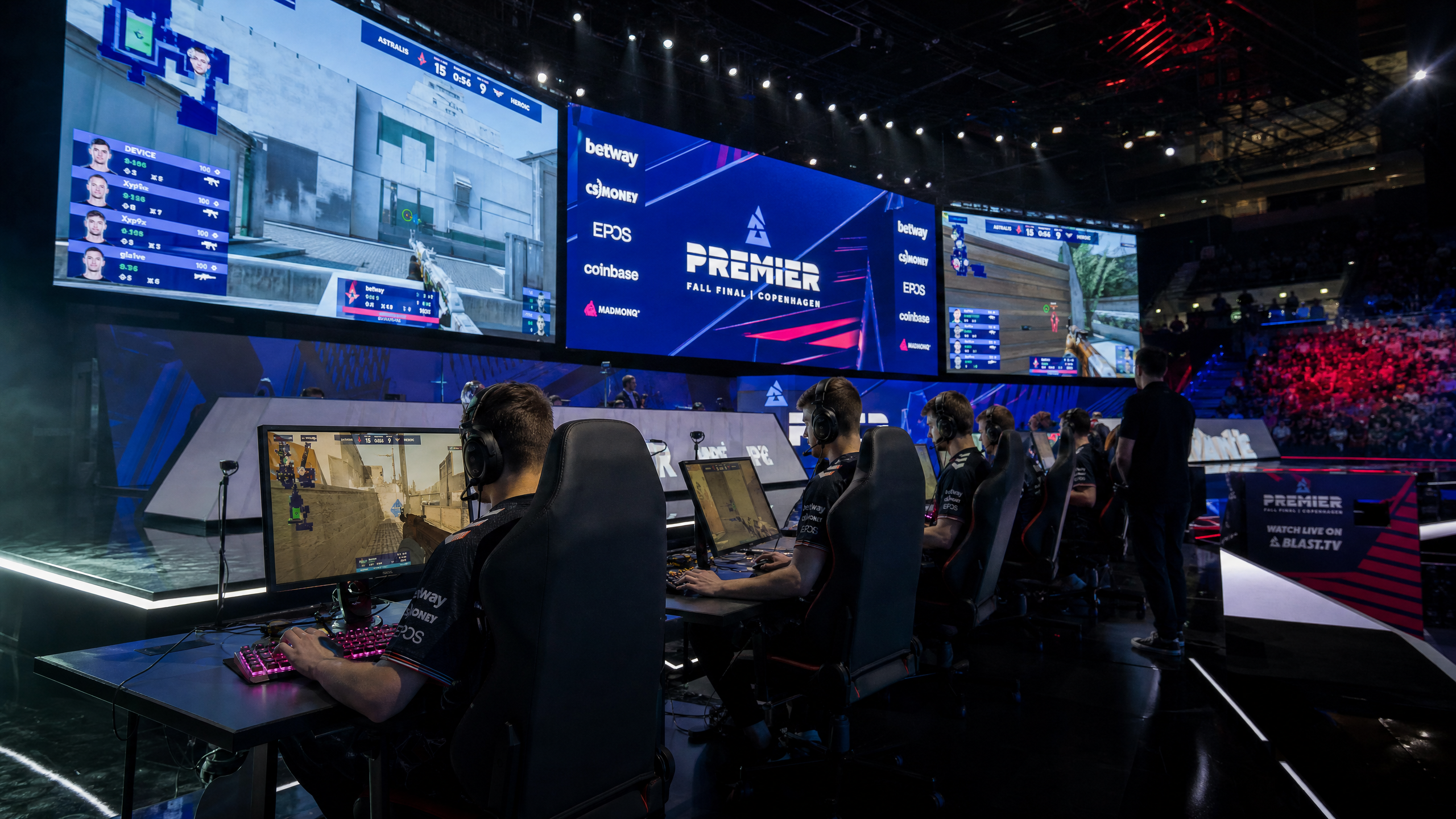 Esports tournament arena